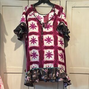 ANTHROPOLGIE e by Elouise Floral Patterned Women's dress size M/L